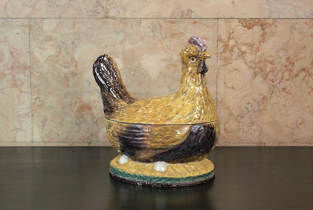 chickens Faience