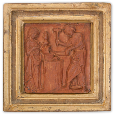 placa em terracota